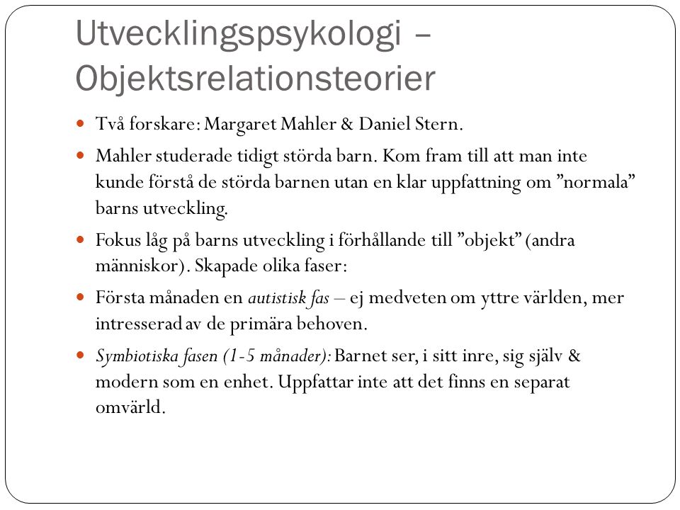 Utvecklingspsykologi ppt video online ladda ner